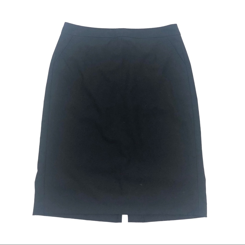 Banana Republic black wool pencil skirt 4